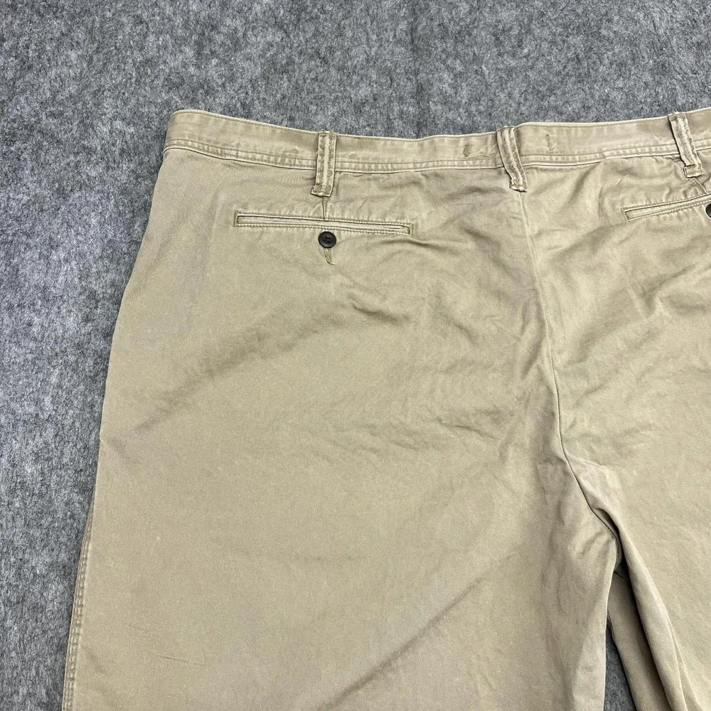 Polo Ralph Lauren Shorts Mens 48 Big Beige Classic Fit Chino Cotton Casual Prep‎